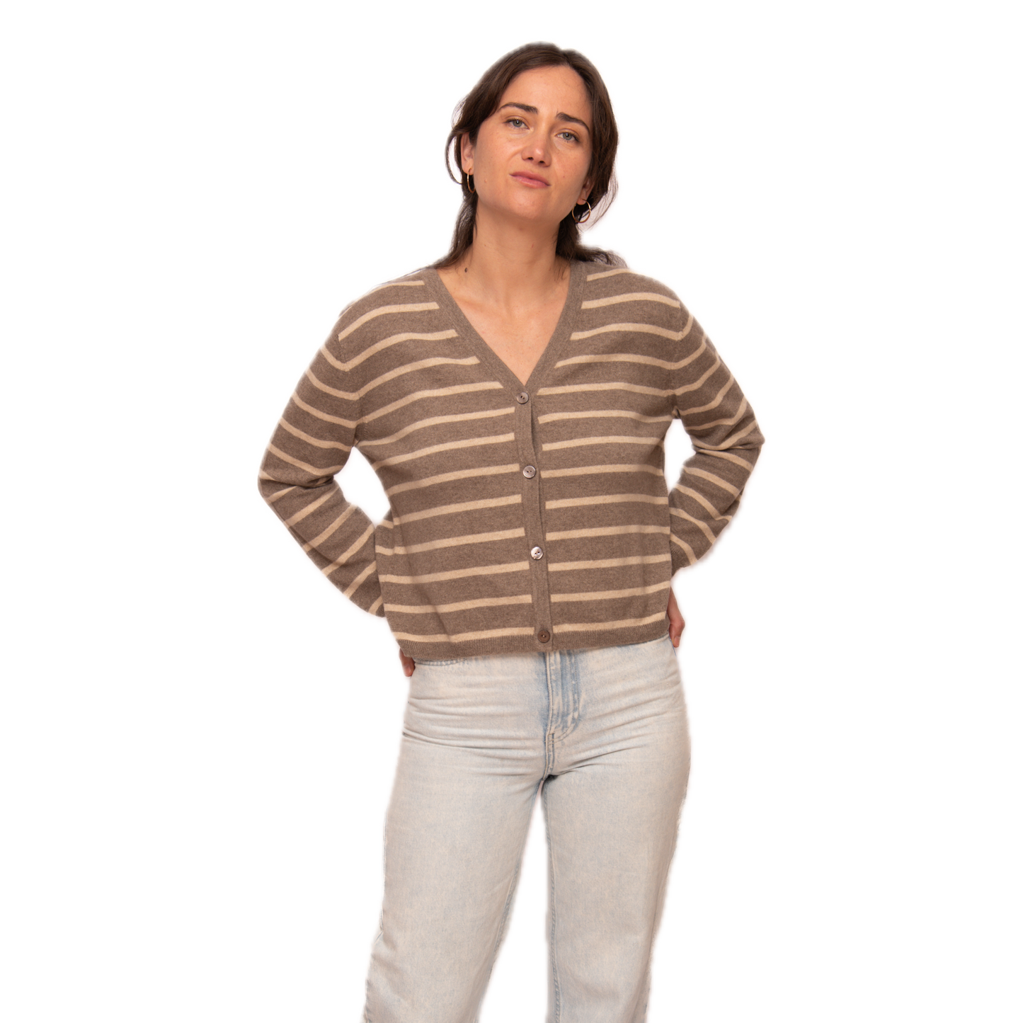 Cardigan Aria Taupe